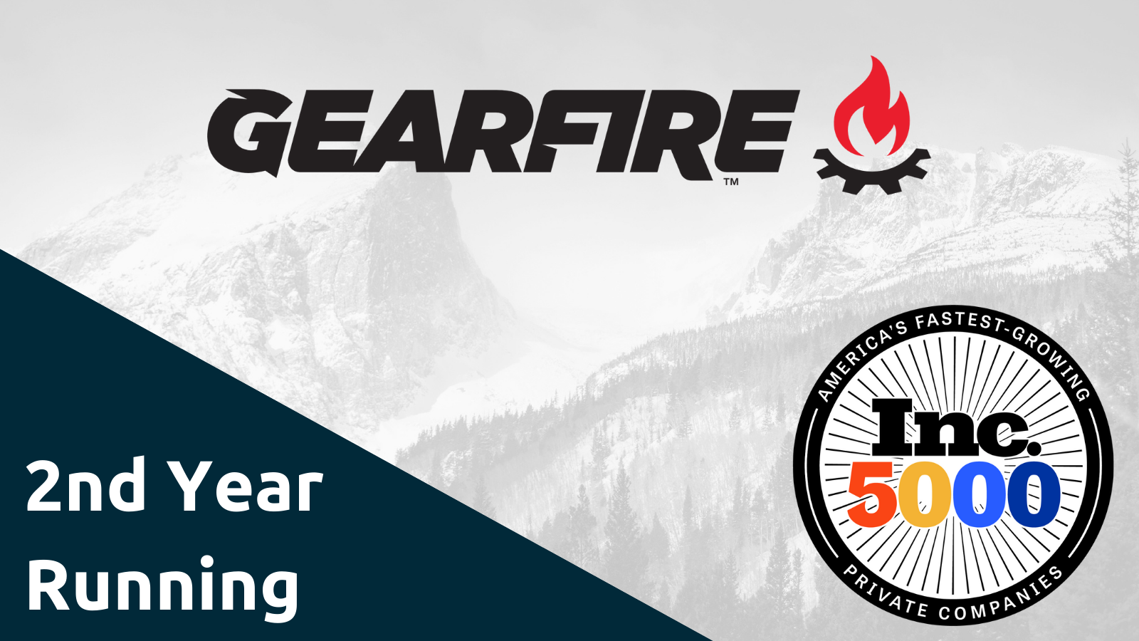 For the 2nd Time, Gearfire Appears on The Inc. 5000 as One of The Fastest-Growing Private Companies in America featured img
